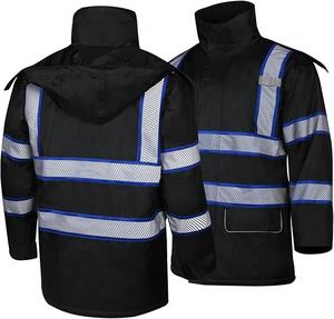 Veste de sécurité technique en polyester doublée de polaire thermique imperméable haute visibilité classe 3, tailles personnalisées, protection extrême contre les intempéries - Product Image 1