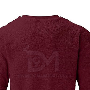 Sweats en molleton Sherpa pour hommes de haute qualité 100% coton solide hiver personnalisé meilleure vente - Product Image 6