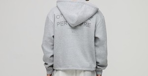 Zip up Crop Bottom Haute Qualité Conception Personnalisée Automne Vente Chaude Hommes Sweats À Capuche Casual 100% Coton Poche - Product Image 3