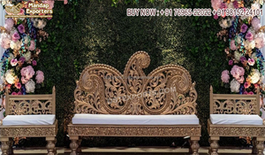 Chaise italienne moderne pour scène de mariage, causeuse de style italien pour scène de mariage, canapé italien pour couple de mariage indien, USA - Product Image 3
