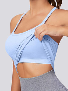 Nouveau Style haut court femmes haut à manches courtes plaine basique extensible débardeur taille gratuit été débardeur pour dames - Product Image 5