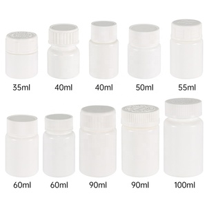 35ml-100ml large bouche droite vide Hdpe supplément en plastique pharmaceutique bouchon à vis midical pharmacie bouteille - Product Image 6