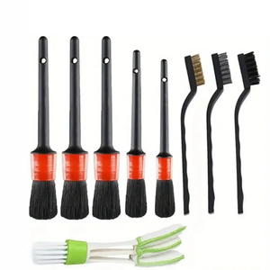 Mucit Home <b>Car</b> Detailing Brush Set – Different Sizes for <b>Car</b> <b>Interior</b>, Exterior and Air Conditioning Cleaning - Product Image 1