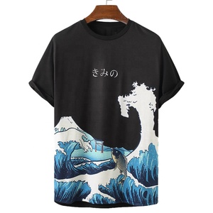 เสื้อยืดลำลองสำหรับผู้ชายเสื้อยืดพิมพ์โลโก้ตามสั่งสำหรับฤดูร้อน - Product Image 1