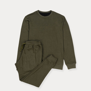 Ensemble de survêtements en coton et polyester de haute qualité 100% ensemble de survêtements de couleur vierge - Product Image 6