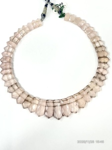 สร้อยคอช็อคเกอร์ทรงเหลี่ยมหรูหราทันสมัย ทำจากควอตซ์น้ำแข็งธรรมชาติ เกรด AAA ความยาว 18 นิ้ว - Product Image 5