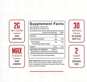 Píldoras de Extracto Potente para Limpiar el Ácido Úrico, Gomitas de Cereza Ácida para Dormir, Gran Venta - Product Image 5