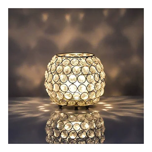 2025 nouveau Design luxe fer cristal doré bougeoir pour mariage lieu décoration maison fête pièce maîtresse - Product Image 2