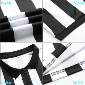 Uniforme d'arbitre professionnel pour hommes et femmes Maillot d'arbitre de football thaïlandais Chemises d'arbitre de formation de football à demi-fermeture éclair en polyester - Product Image 2