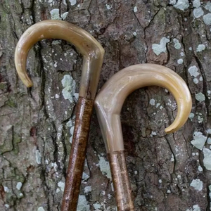 Mango de búfalo Cuerno de búfalo Tamaño personalizado Mango de palo de cuerno de búfalo natural Mango de palo de vaca de color natural de la mejor calidad - Product Image 1