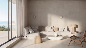 Grès cérame provençal rustique-chic, aspect pierre naturelle intemporelle pour des espaces élégants de chambre et de salle de bain d'hôtel - Product Image 4