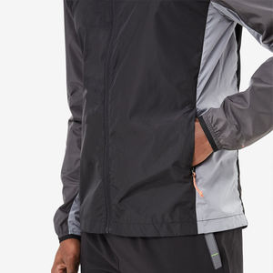 Chaqueta Cortavientos Impermeable Personalizada al por Mayor, 100% Poliéster, para Hombre, Ecológica, de Secado Rápido, Estilo Urbano - Product Image 4