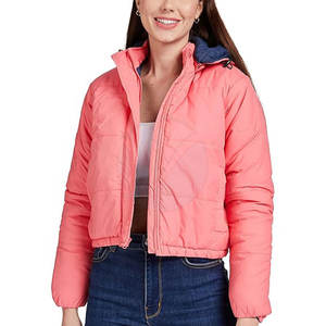 เสื้อแจ็คเก็ตผู้หญิงคุณภาพสูงทรงเข้ารูปสำหรับฤดูหนาว ผลิตจากผ้าขนสัตว์และไนลอน ระบายอากาศได้ดี ดีไซน์ทันสมัยบุด้วยผ้าขนแกะ - Product Image 1