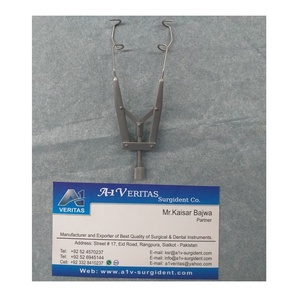 เครื่องมือผ่าตัดแบบปรับได้ A-1 VERITAS ทำจากสแตนเลสสตีล ใช้สำหรับเปิดช่องตาแบบ Castroviejo พร้อมฝาปิดแบบลวด ใช้ซ้ำได้ ฆ่าเชื้อได้ด้วยหม้อนึ่งความดัน - Product Image 3