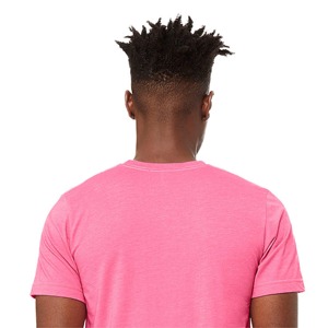 T-shirt col rond pour hommes coupe régulière, teint uni, manches courtes, tricoté, confortable, léger et décontracté, tenue de tous les jours - Product Image 6