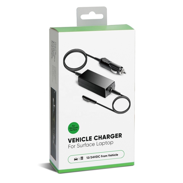 Laptop Car Charger 102W 15V 6.66A Power Supply for Surface Book Surface Book  DC Travel Adapter