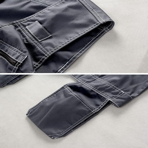 เสื้อกั๊กทำงานอเนกประสงค์สำหรับผู้ชาย, เสื้อกั๊กทำงานมีหลายกระเป๋าซิปปิดฤดูร้อนผ้าใบกลางแจ้งยุทธวิธีของผู้ชาย - Product Image 5