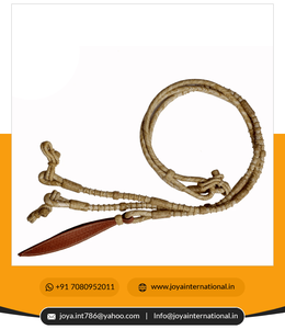 มือถักธรรมชาติ Rawhide แสดง Romel Romal Reins ม้า Tack ธรรมชาติ SRM073 - Product Image 5