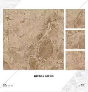 Fabricante indio Mármol Color blanco Mármol Aspecto Cerámica Porcelana pulida 600x600mm Baldosas para piso - Product Image 5