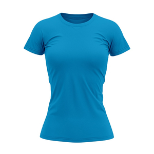 Camisetas de Algodón Transpirables de Secado Rápido Ecológicas Casuales para Mujer de Talla Grande con Colores Personalizados e Impresión de Logotipo Personalizado - Product Image 2