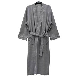 ชุดคลุมอาบน้ำโรงแรมหรูแบบกำหนดเองจากโรงงานผู้ผลิต (OEM) ผ้าวาฟเฟิล 100% ผ้าฝ้าย พร้อมตัวอย่างรวดเร็ว - Product Image 5