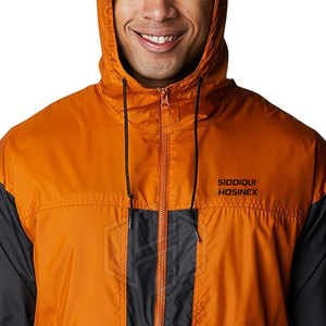 High Quality Hooded <b>Canvas</b> Windbreaker <b>Jacket</b> with Customized Front Logo Eco-Friendly Winter Clothing - Product Image 6