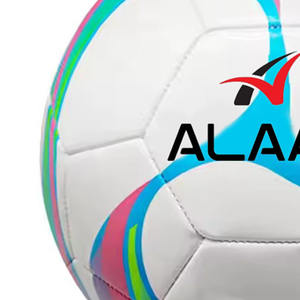 Alaay Ballon de football personnalisable de haute qualité Ballon de football en cuir bon marché pour l'entraînement Imprimés personnalisés - Product Image 4
