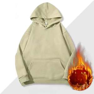 410gsm เสื้อฮู้ดผู้ชายไซส์ใหญ่พิเศษผ้าฟลีซปักลายซับในกระเป๋าย้อมธรรมดาปรับแต่งได้ทันสมัยอบอุ่นฤดูหนาว - Product Image 6