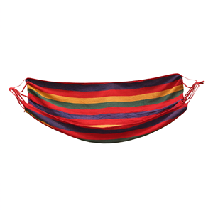 Hamac de camping en toile 200 x 80 cm - Équipement de couchage portable toutes saisons pour le camping et la randonnée - Product Image 2