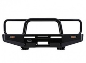 Barres de protection avant en acier noir NP300 Deluxe Steel Bull 4x4, électrophorèse, acier noir renforcé, barres de protection de haute résistance Deluxe - Product Image 5