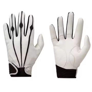Gants de frappe de baseball pour adultes, grande taille 100%, en cuir pur et tissu maillé extensible, entraînement sportif, nouveauté - Product Image 4