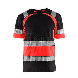 Casual Outdoor Wear Breathable Men's Safety <b>Shirt</b> Cotton Polyester Pakistan Made Logo Waterproof LED <b>Flash</b> ANSI Class 1 - Product Image 1