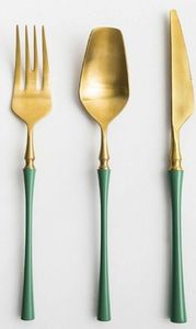 Juego de cubiertos clásicos vintage con aspecto curvo, elegante, duradero, Apto para lavavajillas con pulido de espejo, mango más moderno - Product Image 3