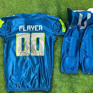 Uniforme de football américain personnalisé avec le nom de votre équipe maillot de football américain en sergé de haute qualité - Product Image 2