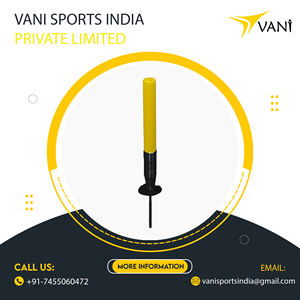 Exportador de equipos de entrenamiento de cricket al aire libre tocón de objetivo de plástico de madera con resorte para la práctica en la India - Product Image 2