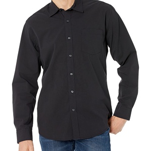 Chất Lượng Cao Nút <span class=keywords><strong>Up</strong></span> Áo Sơ Mi Cho Nam Giới Thời Trang Giản Dị Số Lượng Lớn Quần Áo Kết Hợp Quần Áo Bale Rắn Màu Dài Tay Áo Kẻ Sọc Áo Sơ Mi Cộng Với Kích Thước - Product Image 1