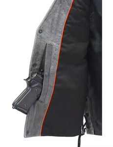 Chaleco de cuero transpirable de estilo informal para hombre, servicio OEM, precio al por mayor, ropa de calle de moda de alta calidad, Chaleco de cuero para hombre - Product Image 3