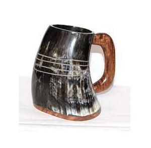 Tazas de Cuerno Orgánico que Muestran Variaciones de Color Naturales, Carácter Único, Decoración Rústica para Cocina o Bar, Idea de Regalo - Product Image 3