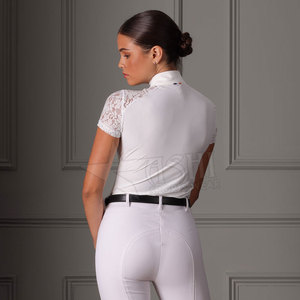 Camisas de competición ecuestre Capa base de equitación profesional Camisa de espectáculo de competición para mujer - Product Image 3