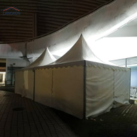 Tente Pagode Extérieure Imperméable en Aluminium 5x5m, 6x6m, 10x10m à Prix Compétitif – Tente Commerciale et de Mariage pour Événements et Fêtes