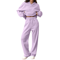 Ensemble survêtement pour femmes, sweat-shirt à capuche surdimensionné personnalisé avec logo, coupe ample, pantalon de survêtement de haute qualité, nouveau style