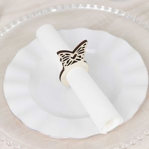 Rond de serviette en bois de qualité supérieure poli surface lisse accessoire élégant fait à la main pour salle à manger élégante table de restaurant d'hôtel - Product Image 3