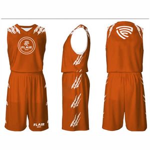 Ensemble d'uniformes de basket-ball de haute qualité pour hommes impression numérique personnalisable chemise de sport respirante hauts shorts - Product Image 6