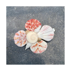 กิ๊บติดผมรูปเปลือกหอยทำด้วยมือสำหรับเด็กผู้หญิงที่หนีบผมทรงเปลือกหอยสำหรับผู้หญิงอุปกรณ์เสริมชายฝั่งฤดูร้อนที่มีลักษณะเป็นเปลือกหอยตามธรรมชาติ - Product Image 4