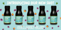Direct leverbaar: EUREKA Malaysia Blended Collagen Beauty Shot Passievrucht Nootropisch Vitamine B Suiker Vrij 100% Zuiverheid Gesteriliseerd