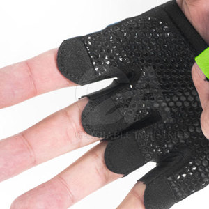 Guantes de Gimnasio de Neopreno Antideslizantes con Absorción de Impactos en la Palma para Entrenamiento, Guantes Profesionales de Levantamiento de Pesas sin Dedos - Product Image 5