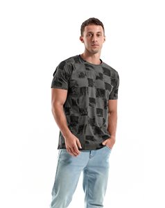 Nueva Llegada, Camiseta de Manga Corta de Algodón 100% con Estampado por Sublimación de Marca Personalizada al por Mayor, Ajuste Regular, Ecológica y Transpirable, Diseño de Palmera - Product Image 1