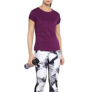 เสื้อยืดสำหรับผู้หญิงแบบแห้งเร็วระบายอากาศได้ดีเสื้อลำลองไซส์ใหญ่ - Product Image 5