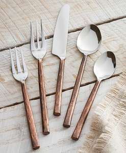 Ensemble de couverts en métal pour la maison couverts de mariage ensemble de couverts de luxe de Noël en acier inoxydable de haute qualité faits à la main - Product Image 6