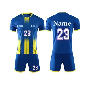 2024新款男子足球球衣定制套装快干升华面料足球服专业3D足球服